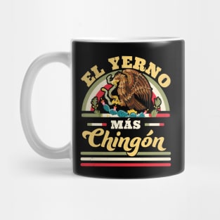 El Yerno Mas Chingon Mexican Flag Cool Son In Law Regalo Mug